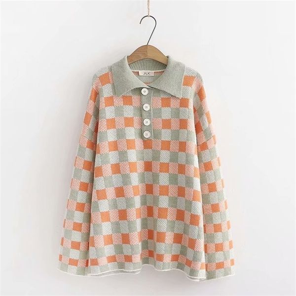 h.sa women turn down collar plaid sweater and jumpers long sleeve polo neck cashmere casaco feminino 210417, White;black
h.sa women turn down collar plaid sweater and jumpers long sleeve polo neck cashmere casaco feminino 210417, White;black