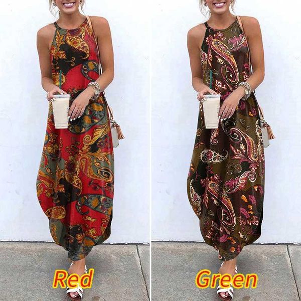 casual dresses summer spaghetti strap vintage printed maxi dress 2021 vonda asymmetric long robe femme irregular sundress vestidos, Black;gray
casual dresses summer spaghetti strap vintage printed maxi dress 2021 vonda asymmetric long robe femme irregular sundress vestidos, Black;gray