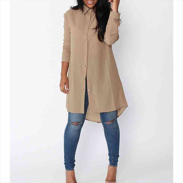 summer loose casual blusas womens shirt solid long sleeve button back asymmetric ladies plus size 2 xl, White
summer loose casual blusas womens shirt solid long sleeve button back asymmetric ladies plus size 2 xl, White