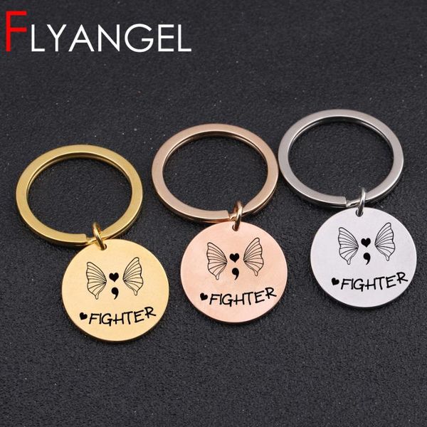 keychains fashion motivational key chain stamped bbutterfly heart fighter stainless steel keyring cute survivor bag charm, Silver
keychains fashion motivational key chain stamped bbutterfly heart fighter stainless steel keyring cute survivor bag charm, Silver
