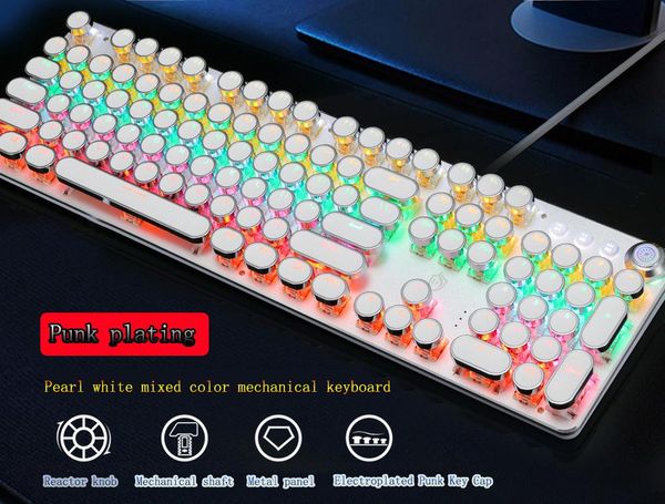 keyboards vyopbc retro electroplating punk mixed light mechanical keyboard cable rreen shaft plug adjustable rotating
keyboards vyopbc retro electroplating punk mixed light mechanical keyboard cable rreen shaft plug adjustable rotating