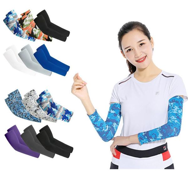 elbow & knee pads 2pcs ice fabric running arm sleeves basketball cycling volleyball sunscreen band uv protection fitness armguards for hide, Black;gray
elbow & knee pads 2pcs ice fabric running arm sleeves basketball cycling volleyball sunscreen band uv protection fitness armguards for hide, Black;gray