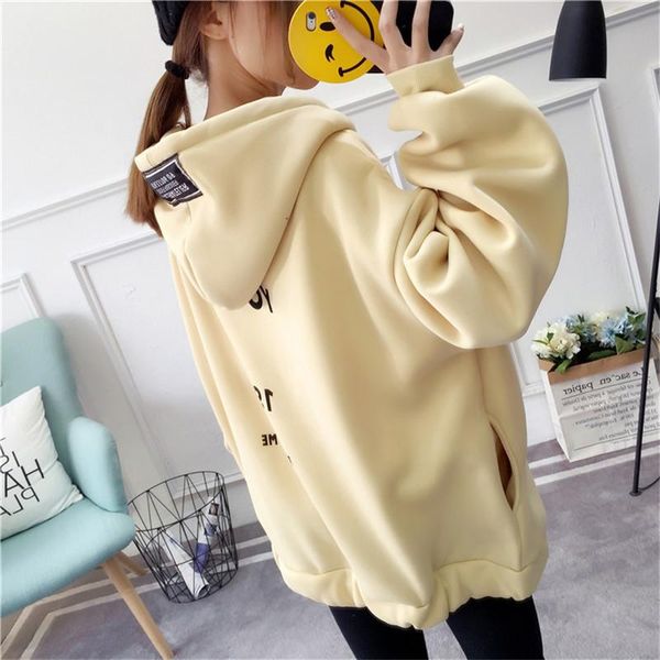 women's hoodies & sweatshirts fashion est autumn clothing female casual sweatshirt loose style zip-up hooded lwl545, Black
women's hoodies & sweatshirts fashion est autumn clothing female casual sweatshirt loose style zip-up hooded lwl545, Black