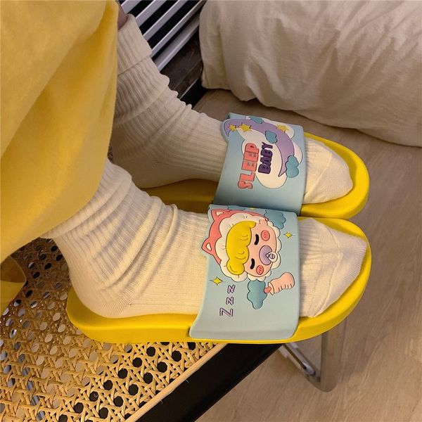 slippers female summer web celebrity ins girl heart cute cartoon non-slip bath soft bottom home with sandals, Black
slippers female summer web celebrity ins girl heart cute cartoon non-slip bath soft bottom home with sandals, Black