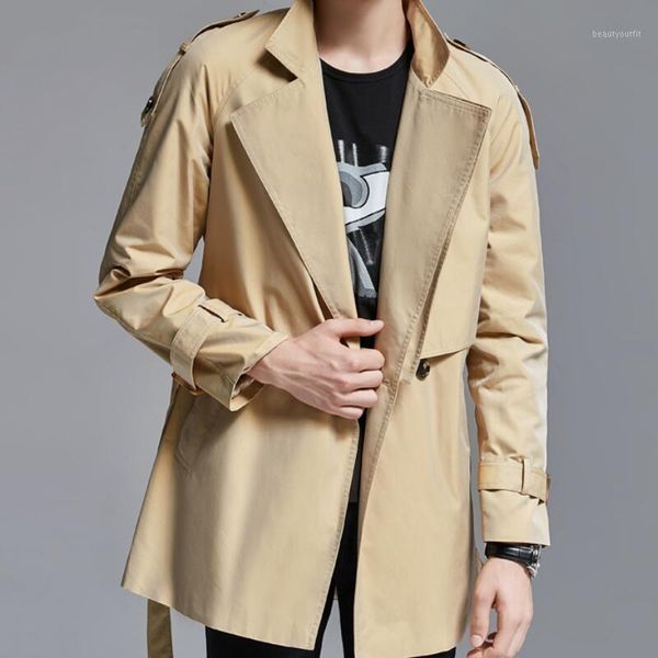 men's trench coats /spring fashion casual double-breasted jacket with turn-up collar personalized customization large size /s-6xl, Tan;black
men's trench coats /spring fashion casual double-breasted jacket with turn-up collar personalized customization large size /s-6xl, Tan;black