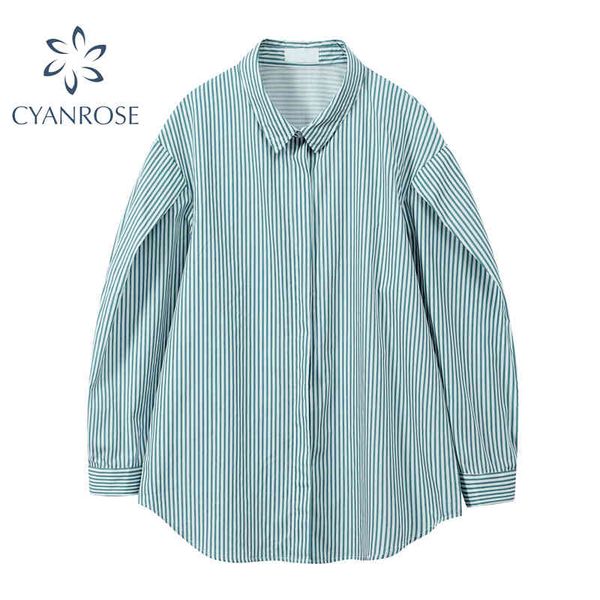 striped blouses shirts women long sleeve single breasted lapel boyfriend blusas spring harajuku oversized fashion ins 210417, White
striped blouses shirts women long sleeve single breasted lapel boyfriend blusas spring harajuku oversized fashion ins 210417, White