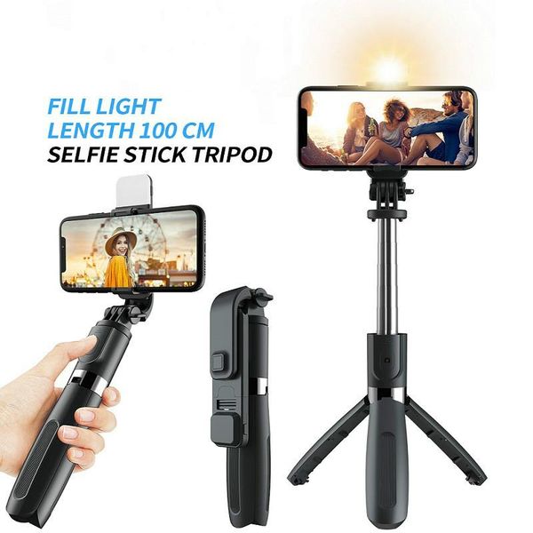 l03s bluetooth wireless selfie stick tripod ring light fill-light foldable monopods with remote control for phone cameras
l03s bluetooth wireless selfie stick tripod ring light fill-light foldable monopods with remote control for phone cameras