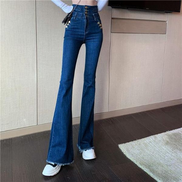 women's jeans women 2021 spring summer fashion high waist flare pants female slim long ladies solid color pockets denim trousers p97, Blue
women's jeans women 2021 spring summer fashion high waist flare pants female slim long ladies solid color pockets denim trousers p97, Blue