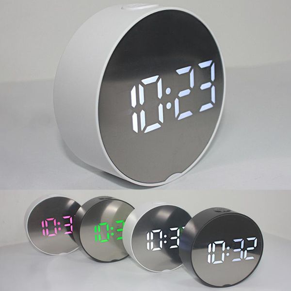 desk & table clocks round multifunctional electronic clock bedside alarm led mirror large screen digital multicolor
desk & table clocks round multifunctional electronic clock bedside alarm led mirror large screen digital multicolor