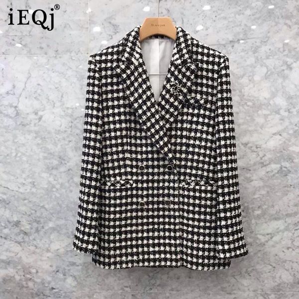women's suits & blazers ieqj women korean temperament casual plaid blazer lapel long sleeve loose fit jacket fashion tide spring autumn, White;black
women's suits & blazers ieqj women korean temperament casual plaid blazer lapel long sleeve loose fit jacket fashion tide spring autumn, White;black