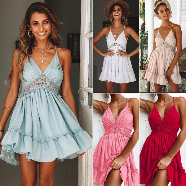 backless spaghetti strap waist dress white pink black blue sleeveless summer 2021 casual dresses, Black;gray
backless spaghetti strap waist dress white pink black blue sleeveless summer 2021 casual dresses, Black;gray
