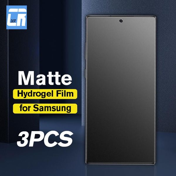 1-3pcs no fingerprint matte hydrogel film for galaxy note 10 9 8 s20 s10 s9 s8 plus ultra screen protector soft cell phone protectors
1-3pcs no fingerprint matte hydrogel film for galaxy note 10 9 8 s20 s10 s9 s8 plus ultra screen protector soft cell phone protectors