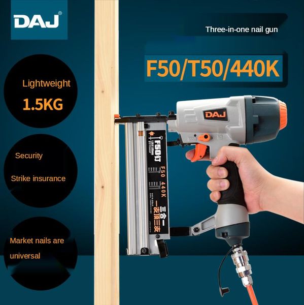 pneumatic tools three-in-one nail gun straight line f30 50 multi-purpose for woodworking and decoration
pneumatic tools three-in-one nail gun straight line f30 50 multi-purpose for woodworking and decoration