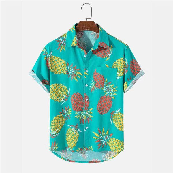 men's casual shirts hawaii beach print short sleeve shirt summer fashion holiday pineapple clothing, White;black
men's casual shirts hawaii beach print short sleeve shirt summer fashion holiday pineapple clothing, White;black