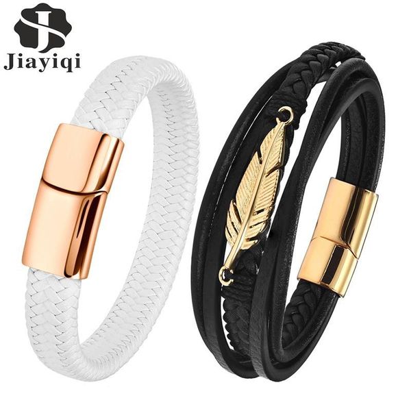 charm bracelets leather bracelet men mutilayer braided stainless steel magnetic clasp for man fashion jewelry accessories gift, Golden;silver
charm bracelets leather bracelet men mutilayer braided stainless steel magnetic clasp for man fashion jewelry accessories gift, Golden;silver