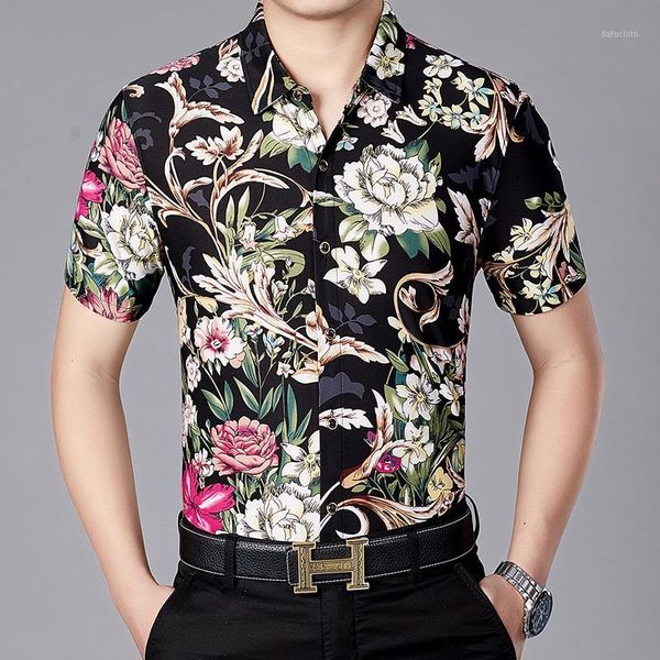 summer 2021 male flowers shirts mens casual dress shirt short sleeve soft floral printed men's, White;black
summer 2021 male flowers shirts mens casual dress shirt short sleeve soft floral printed men's, White;black