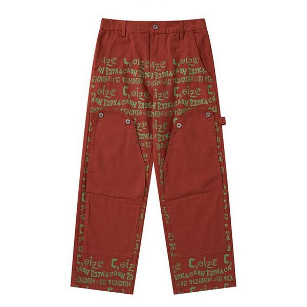 men's pants retro spliced letter print japanese casual cargo mens streetwear harajuku straight baggy overalls hip hop couple trousers, Black
men's pants retro spliced letter print japanese casual cargo mens streetwear harajuku straight baggy overalls hip hop couple trousers, Black