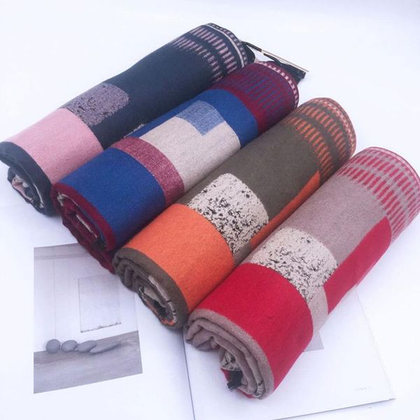scarves 2021 korean color block cashmere like scarf shawl dual purpose women's double-sided thickened in winter, Blue;gray
scarves 2021 korean color block cashmere like scarf shawl dual purpose women's double-sided thickened in winter, Blue;gray
