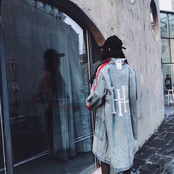 women's trench coats trend-setter 2021 autumn fashion hip hop style denim coat women loose casual high street bf outwear, Tan;black
women's trench coats trend-setter 2021 autumn fashion hip hop style denim coat women loose casual high street bf outwear, Tan;black