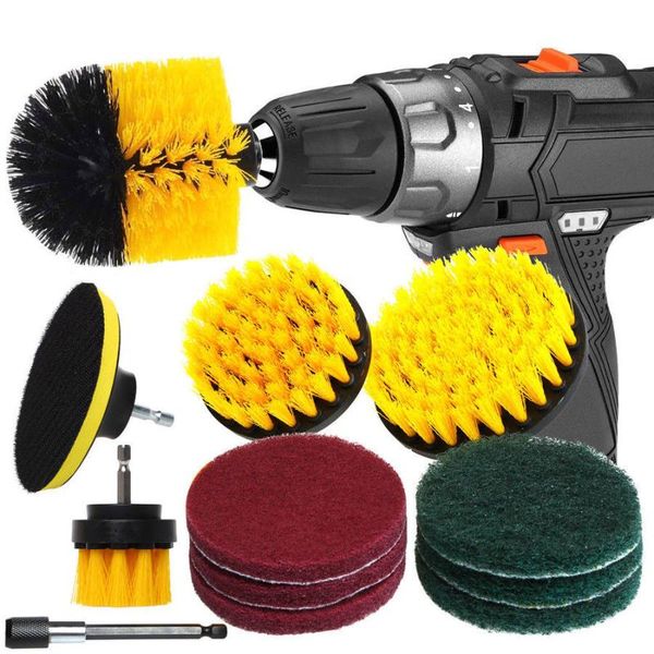 10pcs drill brush power electric scrubber cleaning kit for kitchen bathroom surfaces tub shower tile attachment car sponge
10pcs drill brush power electric scrubber cleaning kit for kitchen bathroom surfaces tub shower tile attachment car sponge