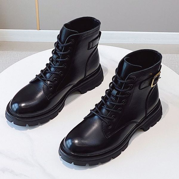 women short boots real leather lace up winter shoes for woman fashion casual ladies ankle boots footwear size 35-39, Black
women short boots real leather lace up winter shoes for woman fashion casual ladies ankle boots footwear size 35-39, Black