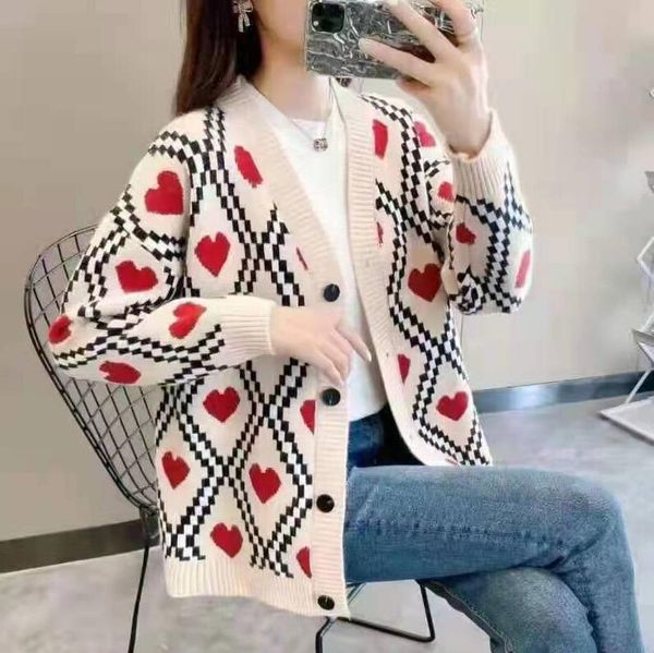 women's cardigan designer sweater casual knit shirt letter printing v-neck fashion ladies sweater's collar luxury clothes, White;black
women's cardigan designer sweater casual knit shirt letter printing v-neck fashion ladies sweater's collar luxury clothes, White;black