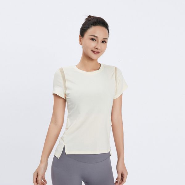 2021 short sleeve yoga suit nylon mesh fitness exercise quick drying t-shirt for women, Gray
2021 short sleeve yoga suit nylon mesh fitness exercise quick drying t-shirt for women, Gray