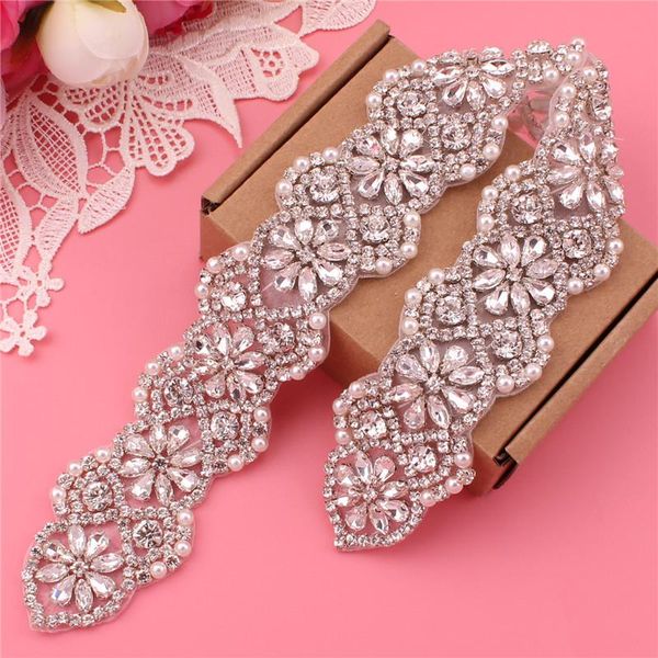 wedding sashes dress belt crystal bridal rhinestone pearl satin and decoration, White
wedding sashes dress belt crystal bridal rhinestone pearl satin and decoration, White