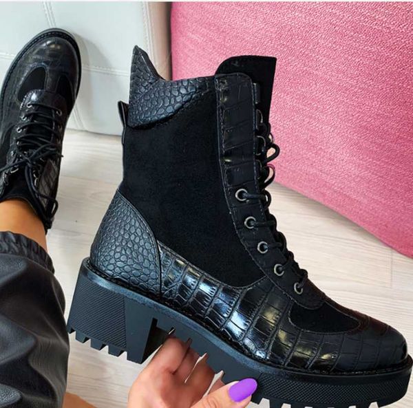 boots women shoes round toe anti-slip winter ankle boots lace up big size 43 ladies fashion shoes, Black
boots women shoes round toe anti-slip winter ankle boots lace up big size 43 ladies fashion shoes, Black