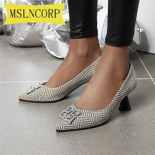 dress shoes plus size 34-48 fashion women high heels shallow mouth women's work pointed toe knitted single, Black
dress shoes plus size 34-48 fashion women high heels shallow mouth women's work pointed toe knitted single, Black