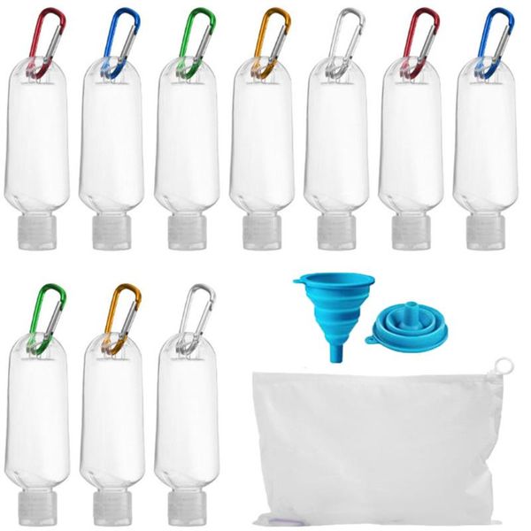 storage bottles & jars 12pcs 50ml travel plastic clear bottle with keychain leak-proof empty refillable container flip cap and 2 funnels
storage bottles & jars 12pcs 50ml travel plastic clear bottle with keychain leak-proof empty refillable container flip cap and 2 funnels