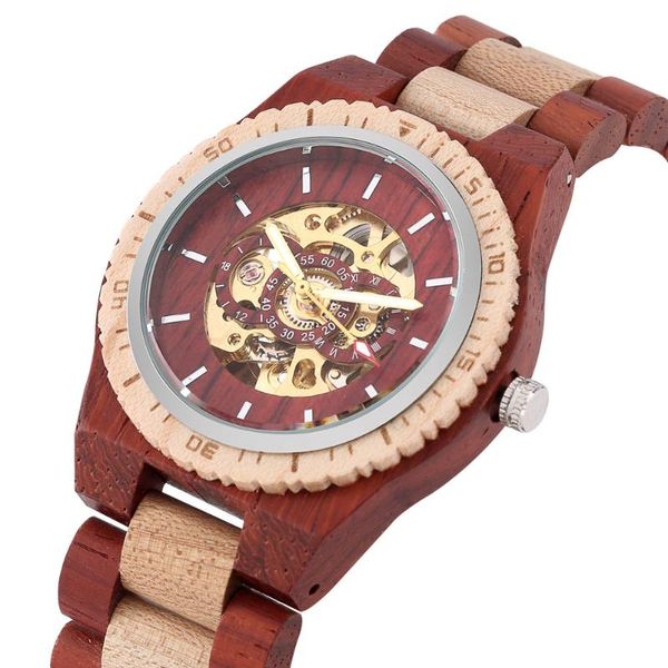 wristwatches luxury full wood bracelet mechanical men watches natural automatic wooden timepiece folding clasp male watch reloj masculino, Slivery;brown
wristwatches luxury full wood bracelet mechanical men watches natural automatic wooden timepiece folding clasp male watch reloj masculino, Slivery;brown