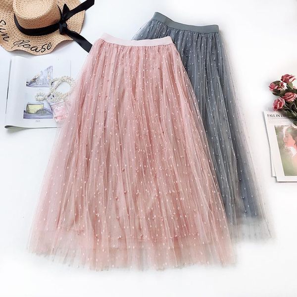 skirts tulle womens fashion beading mesh tutu skirt summer elastic high waist pleated midi saias faldas jupe femme, Black
skirts tulle womens fashion beading mesh tutu skirt summer elastic high waist pleated midi saias faldas jupe femme, Black