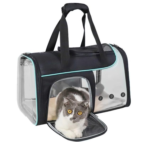 cat carriers,crates & houses pet carrier transparent folding dog/cats bag with mesh windows and fleece padding soft-sided travel portable ke
cat carriers,crates & houses pet carrier transparent folding dog/cats bag with mesh windows and fleece padding soft-sided travel portable ke