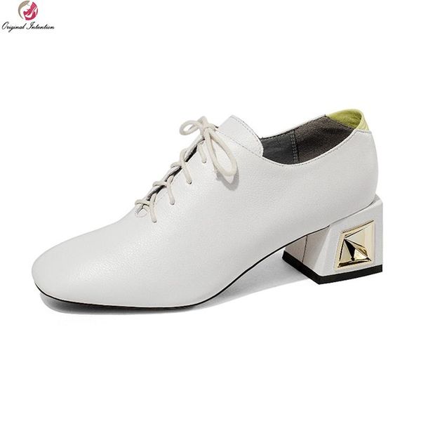 original intention elegant women pumps genuine leather square toe heel black white shoes woman us size 3-.5 dress
original intention elegant women pumps genuine leather square toe heel black white shoes woman us size 3-.5 dress