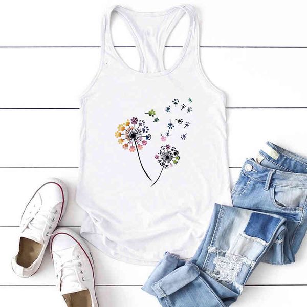 chromatic dandelion cat paws print tanks women summer graphic vest tank sleeveless woman camiseta tirantes mujer, White
chromatic dandelion cat paws print tanks women summer graphic vest tank sleeveless woman camiseta tirantes mujer, White