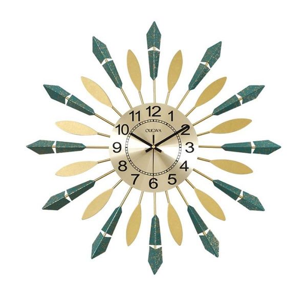 wall clocks creative large clock nordic luxury golden metal modern design living room reloj de pared home decor da60wc
wall clocks creative large clock nordic luxury golden metal modern design living room reloj de pared home decor da60wc