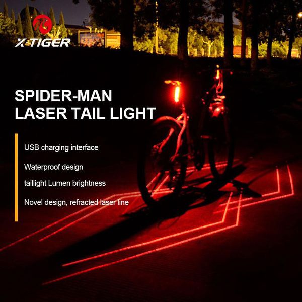 bike lights x-tiger light laser mtb bicycle tail led usb rechargeable waterproof seatpost safety warning lamp
bike lights x-tiger light laser mtb bicycle tail led usb rechargeable waterproof seatpost safety warning lamp