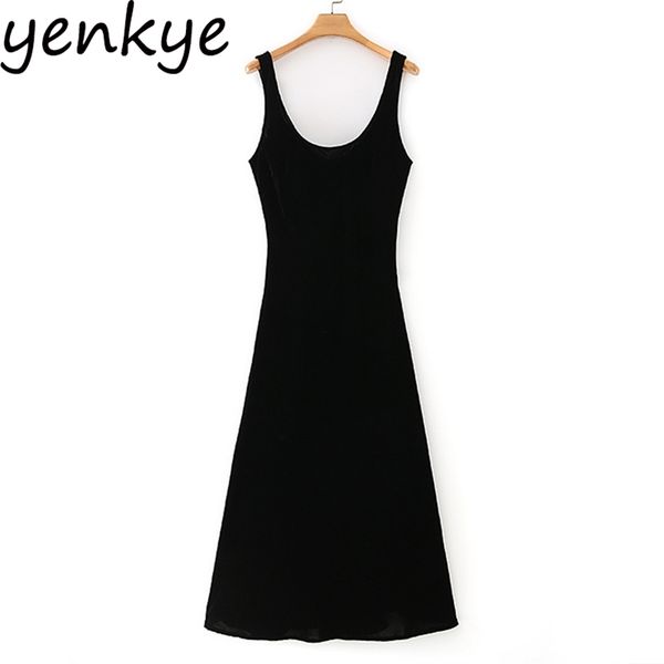 fashion women vintage black female sleeveless o neck a-line long party velvet dress maxi winter vestido 210514, Black;gray
fashion women vintage black female sleeveless o neck a-line long party velvet dress maxi winter vestido 210514, Black;gray