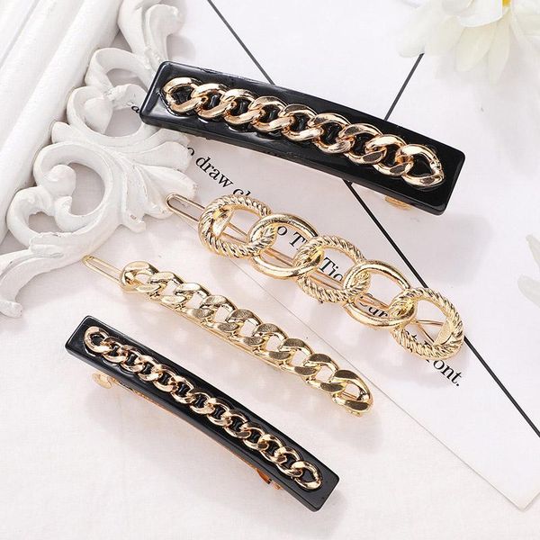 hair clips & barrettes punk chains hairpins for women vintage gothic minimalist girls gold chain hip hop hairware jewelry accessories gifts, Golden;silver
hair clips & barrettes punk chains hairpins for women vintage gothic minimalist girls gold chain hip hop hairware jewelry accessories gifts, Golden;silver