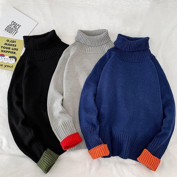 man's casual turtleneck pullovers sweater fashion warm clothes mens knitted winter sweaters clothing for male men's, White;black
man's casual turtleneck pullovers sweater fashion warm clothes mens knitted winter sweaters clothing for male men's, White;black