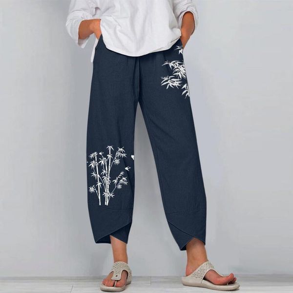 women's pants & capris 2021 summer casual and comfortable cotton linen fashion printed bamboo, Black;white
women's pants & capris 2021 summer casual and comfortable cotton linen fashion printed bamboo, Black;white