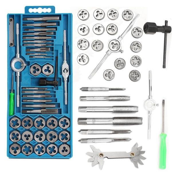 hand tools 40pcs tap die set with case m3-m12 screw thread metric taps wrench dies diy kit household alloy metal
hand tools 40pcs tap die set with case m3-m12 screw thread metric taps wrench dies diy kit household alloy metal