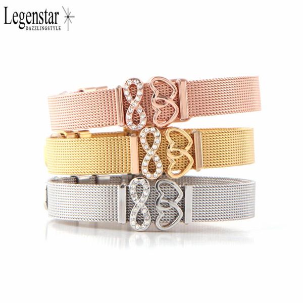 charm bracelets legenstar keep charms mesh bracelet with infinity love stainless seel bangle diy slide keeper jewelry gift for men women 202, Golden;silver
charm bracelets legenstar keep charms mesh bracelet with infinity love stainless seel bangle diy slide keeper jewelry gift for men women 202, Golden;silver