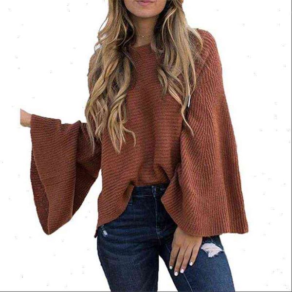 women solid womens sweaters flare sleeve knitted sweater autumn winter fashion female pullover ladies loose casual knitwear, White;black
women solid womens sweaters flare sleeve knitted sweater autumn winter fashion female pullover ladies loose casual knitwear, White;black