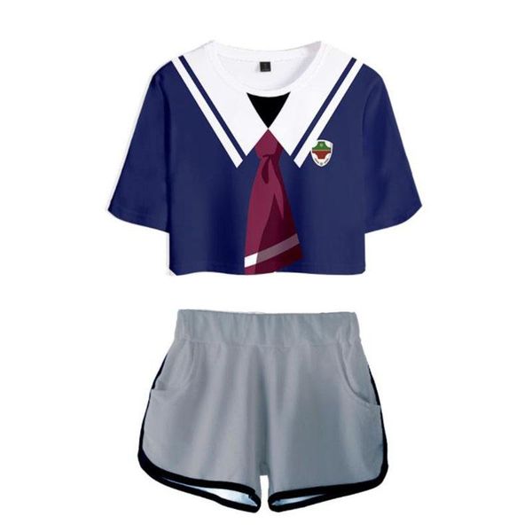 men's t-shirts anime the infinity short sleeve pants cosplay langa hasegawa sets loose casual summer open navel, White;black
men's t-shirts anime the infinity short sleeve pants cosplay langa hasegawa sets loose casual summer open navel, White;black