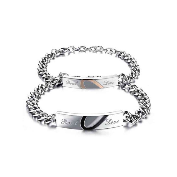 bracelet new classic puzzle love couple bracelet electroplated rose gold heart to bracelet, Golden;silver
bracelet new classic puzzle love couple bracelet electroplated rose gold heart to bracelet, Golden;silver