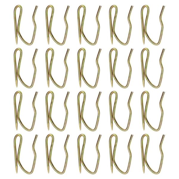 other home decor 50pcs stainless steel s-shape curtain hook auxiliary accessory (golden)