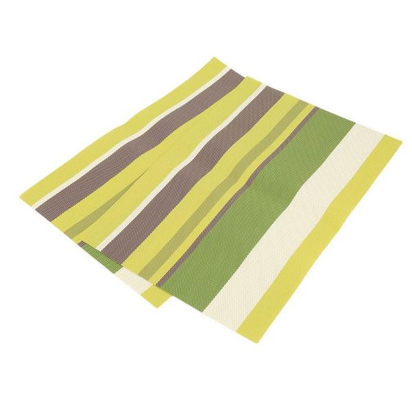 mats & pads 2pcs stripe pvc heat insulation table mat waterproof anti-skid dining placemats pot cup for kitchen accessories
mats & pads 2pcs stripe pvc heat insulation table mat waterproof anti-skid dining placemats pot cup for kitchen accessories