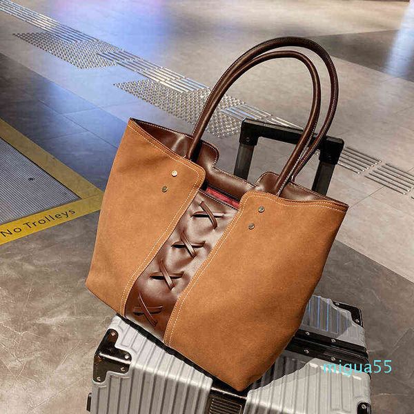 shoulder bags tote nubuck pu leather luxury brand for women large capacity vintage handle bag autumn winter shopping handbag
shoulder bags tote nubuck pu leather luxury brand for women large capacity vintage handle bag autumn winter shopping handbag
